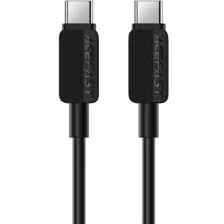 Cable Acefast C26-03 USB-C to USB-C PD60W 3A Black 1.2m