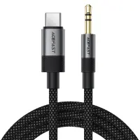 Cable Acefast J11 USB-C to 3.5mm Braided Black 1m