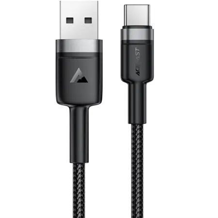 Cable Acefast C22-04 USB-A to USB-C 18W 3A Braided Black 1.2m