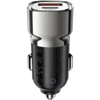 Car Charger Acefast B20 PD45W 1xUSB-A 1xUSB-C Black