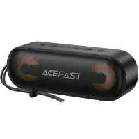 Wireless Speaker Acefast K13 v6.0 TWS ENC 16W 1800mAh AUX TF Card Playback and RGB Lighting IPX6 Black