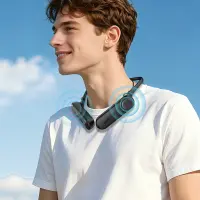 Bluetooth Hands Free Acefast N11 Neckband ENC v6.0 900mAh TF Card 90hrs Playback Time with Speaker Mode 1.5W and Vibration Call Alerts IPX4 Black