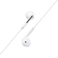 Hands Free Acefast L14 Earphones Stereo 3.5mm with Microphone White 1.2m