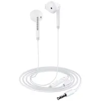 Hands Free Acefast L14 Earphones Stereo 3.5mm with Microphone White 1.2m