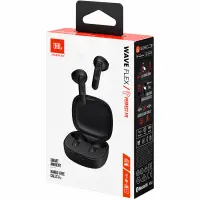 Wireless Hands Free JBL Wave Flex Earbuds with VoiceAware, up to 32 Hours Playtime, BT v5.2, IP54 Black
