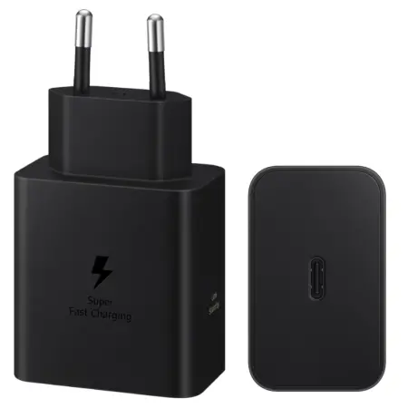 Samsung EP-T6010NBEGWW USB-C GaN 60W Power Delivery Travel Charger - Black