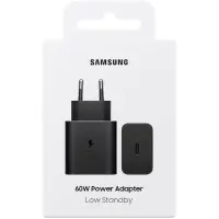 Samsung EP-T6010NBEGWW USB-C GaN 60W Power Delivery Travel Charger - Black