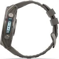 Smartwatch Garmin Fenix 9 51mm GPS 10 ATM Call Version Titanium with Pebble Grey Silicone Band