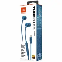 Hands Free JBL 310C In-ear USB-C JBLT310CBLU Blue