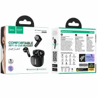 Wireless Hands Free Hoco EQ33 Gem TWS v5.4 300mAh 7h Talk Time Black