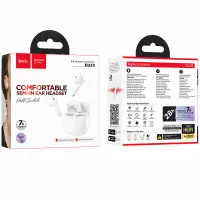 Wireless Hands Free Hoco EQ33 Gem TWS v5.4 300mAh 7h Talk Time White